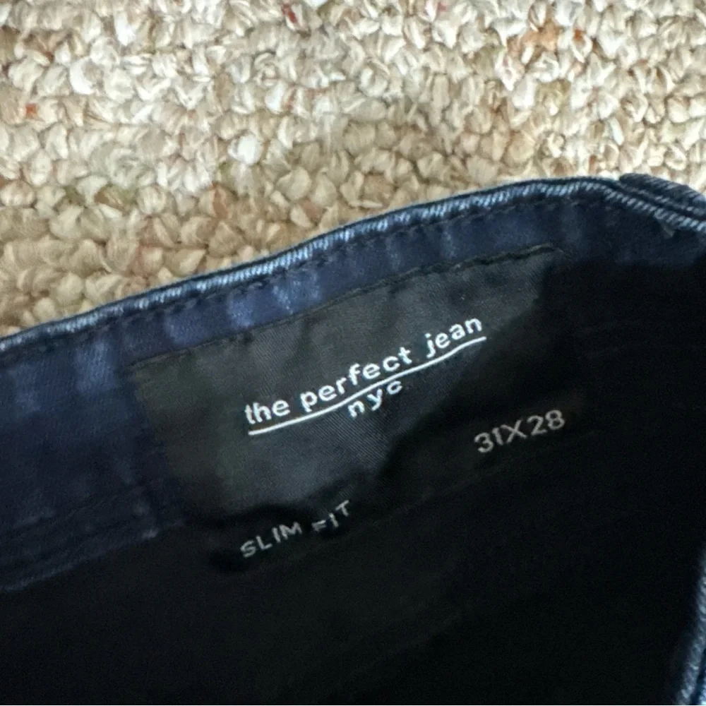 The Perfect Jean NYC Men’s Slim Fit Dark Indigo Jeans Size 31x27